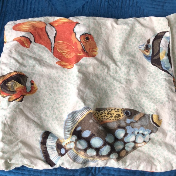 2 Gently used fish pillow case - Picture 8 of 8